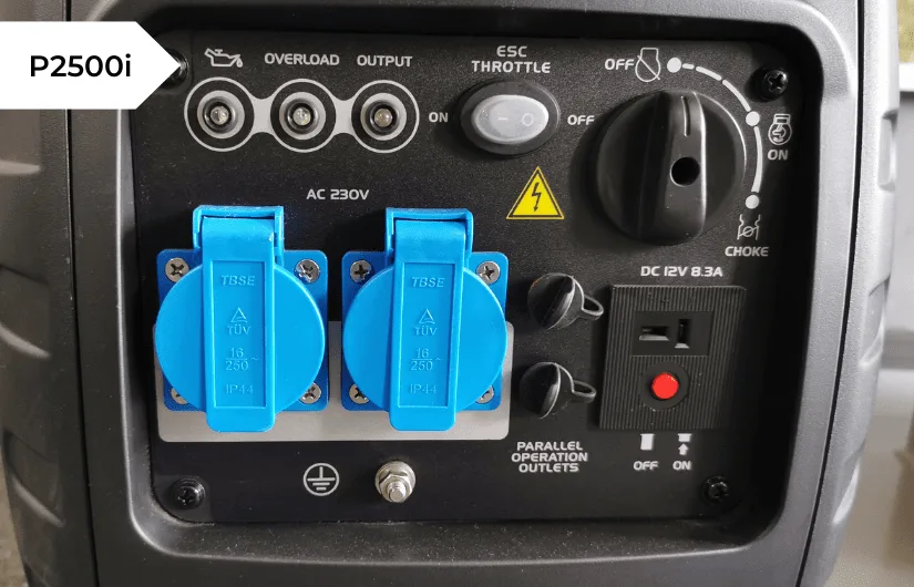 Atlas Copco P2500i – ქირავდება ინვერტორული გენერატორი – 2.3 kW