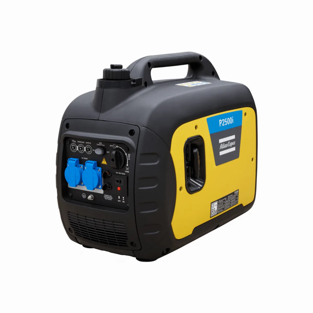 Atlas Copco P2500i – ქირავდება ინვერტორული გენერატორი – 2.3 kW