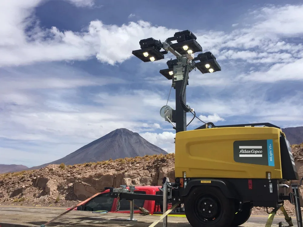 Atlas Copco HiLight V5+ – ქირავდება სანათი კოშკურა (LED)