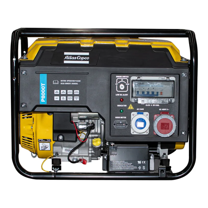 Atlas Copco P8000T – ქირავდება გენერატორი – 6.5 kW