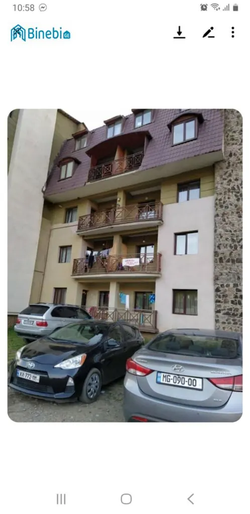 ქირავდება დღიურად 1 ოთახიანი ბინა