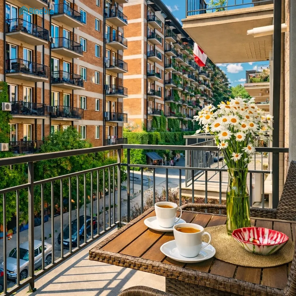 ქირავდება დღიურად 3 ოთახიანი ბინა