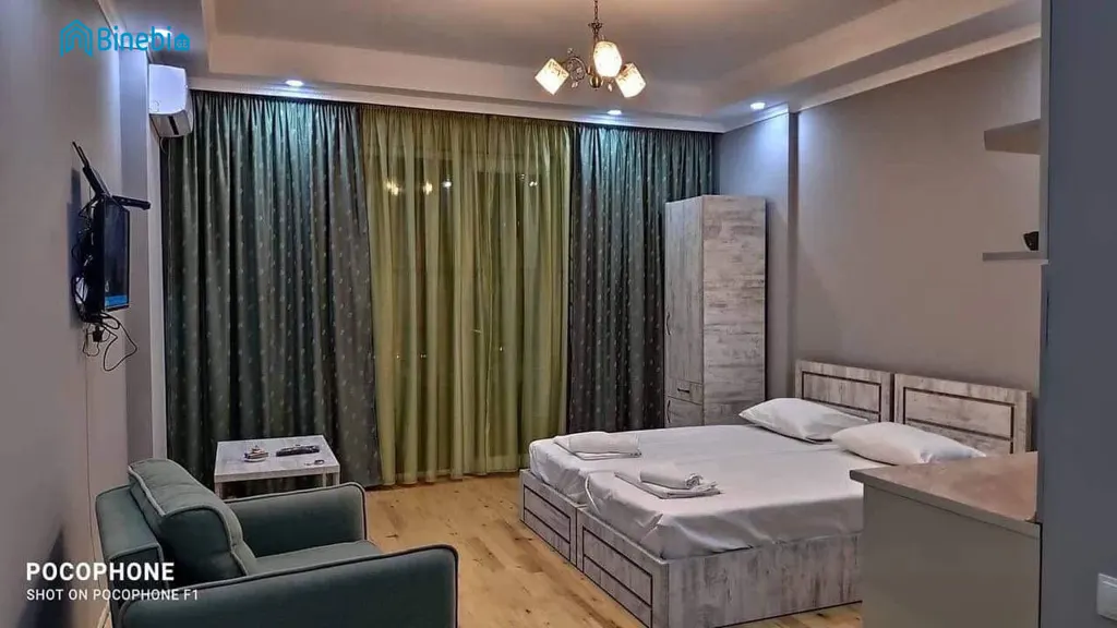 ქირავდება დღიურად 1 ოთახიანი ბინა