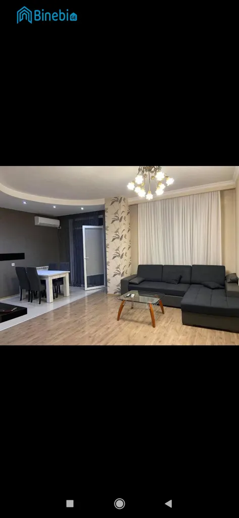 ქირავდება დღიურად 3 ოთახიანი ბინა